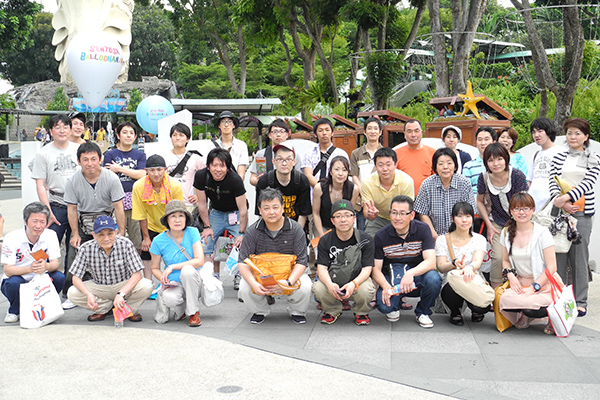 創業50年記念シンガポール社員旅行